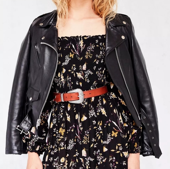 Urban Outfitters Ecote Metal-Tipped Leather Belt - Picture 2 of 4